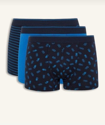 DeFacto  Herren Boxershorts Set 3er Pack   Regular Fit   Baumwolle