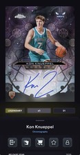 Kon Knueppel RC Auto Gold DIGITAL Topps Chrome 2026 Black Legendary
