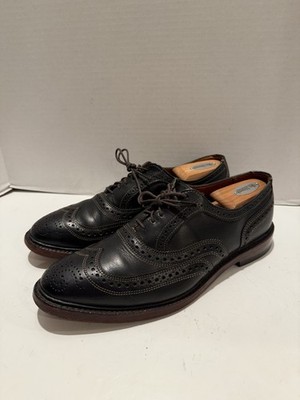 Allen Edmonds McTavish Black Leather Wingtip Oxford Dress  display picture 2