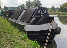 52 Foot Narrow Boat. Electric Drive. 2.7 Kw solar panels, 6.5 Kw Beta Generator.
