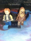 LEGO® Star Wars Han Solo and Chewbacca Minifigures (Authentic)