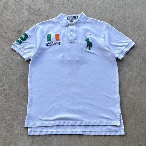 Vintage 90s Ralph Lauren Big Pony Polo Ireland 2 Rugby Shirt Rare Size Medium  by Ralph Lauren, Size M, $90 - Photo 6