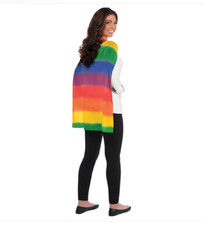 Rainbow Reversible Cape, One Size LGBTQ Pride NEW