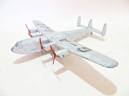 DINKY 70a/704 'AVRO YORK PLANE, G-A GJC' VINTAGE. ORIGINAL. COMPLETE. GOOD.