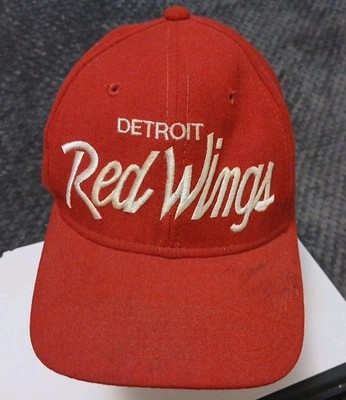 Detroit Red Wings Vtg Signed? Sports Specialties Wool Hat