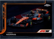 2025 Topps Chrome Formula 1 F1 #77 Lando Norris Trading Card McLaren