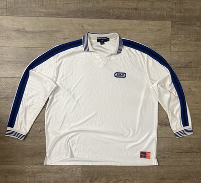 Vintage Ralph Lauren Polo Sport White Long Sleeve Soccer Jersey