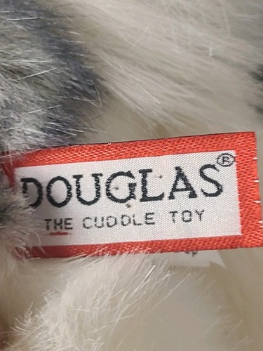 Douglas Husky Plush Stuffed Animal Puppy Dog Cuddle Toy Sasha Gray White 13” - Picture 9 of 13