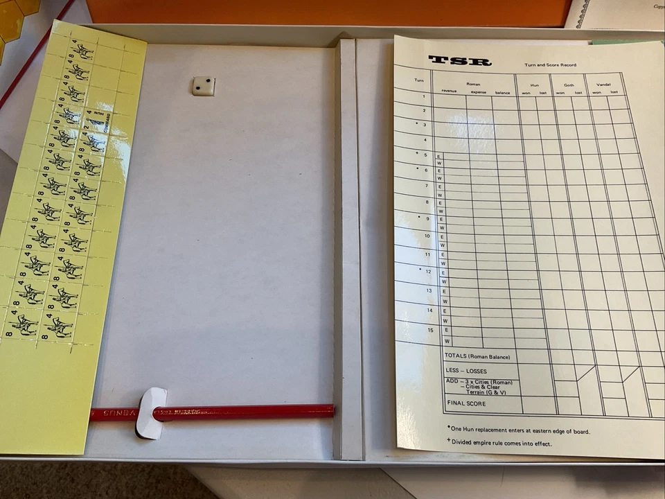 1977-Ariel Boardgame Decline and Fall of the Roman Empire: UNPUNCHED- UK Import - Image 4 of 4