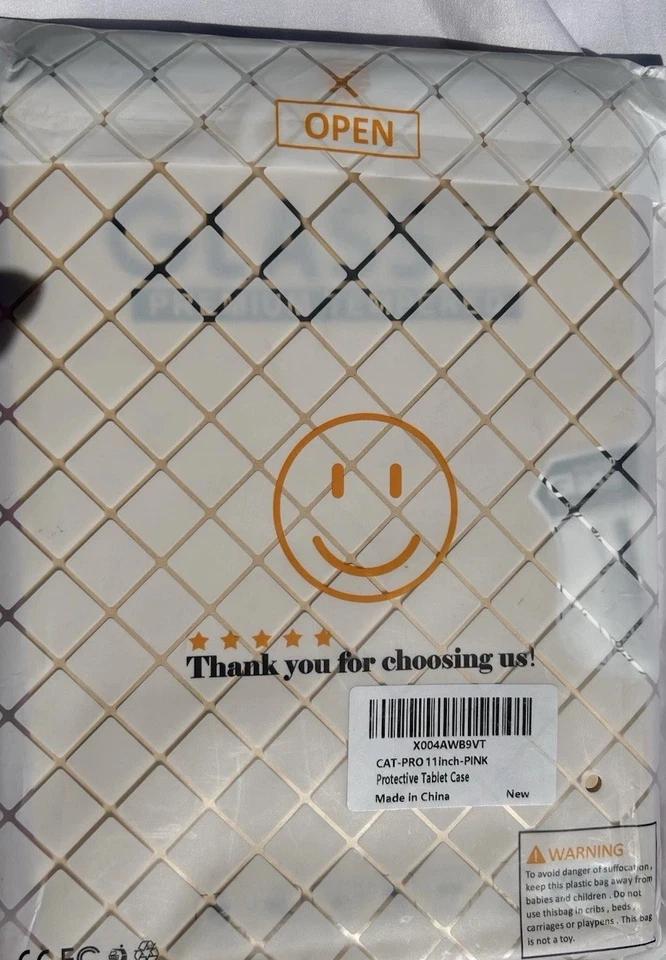 Funda protectora para tableta CAT-PRO 11 pulgadas-ROSA Foto 3 de 3