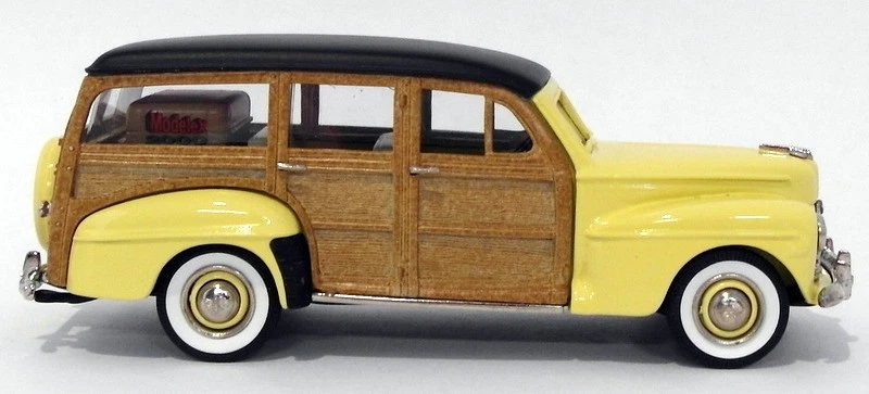 Modelos Brooklin escala 1/43 BRK83X - Ford V-8 Station Wagon 1 de 200 amarillo negro Foto 4 de 4