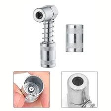 Grease Nozzle Grease Gun- Accessory 90 Degree Grease Coupler Adapter