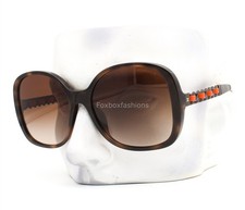 Chanel Sunglasses ch5470QA 1761/S5 Brown Tortoise Black Orange Chain w/case