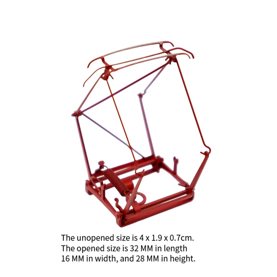 1:87 Arm Pantographs Bow Hobby Model Upgrade Model for Railway Train Model - Image 2 of 4