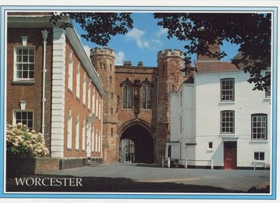 Worcestershire Postkarte - Edgar Tower, Worcester RRR448