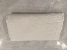 Pottery Barn Baby European Linen White Crib Skirt