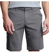 Copper Oak Men's Shorts 10' Venture Ripstop Cargo Shorts Gray Size-30 New
