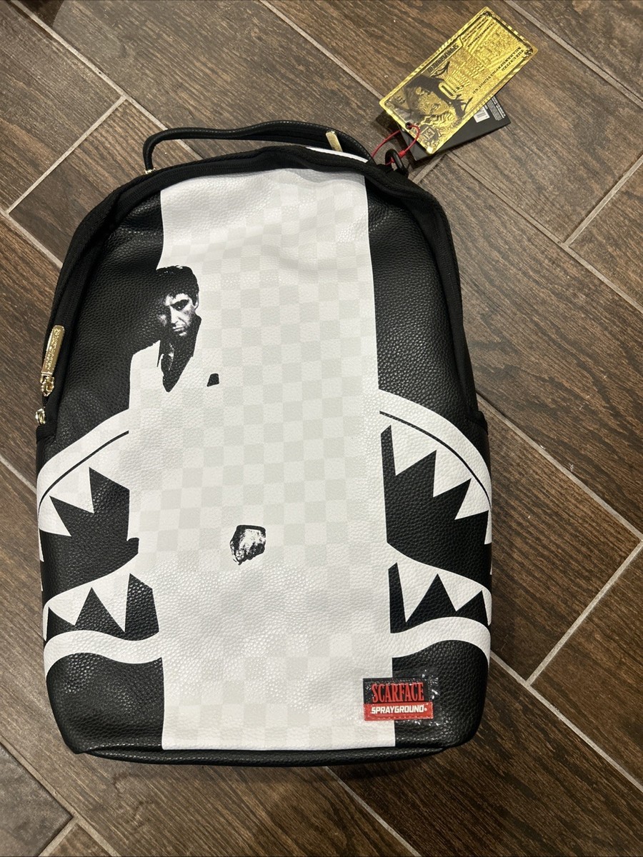 Sprayground Scarface Poster Black White Backpack New With Tags | eBay