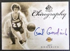 GAIL GOODRICH 2008-09 UD SP Authentic Basketball On Card Chirography Auto Lakers