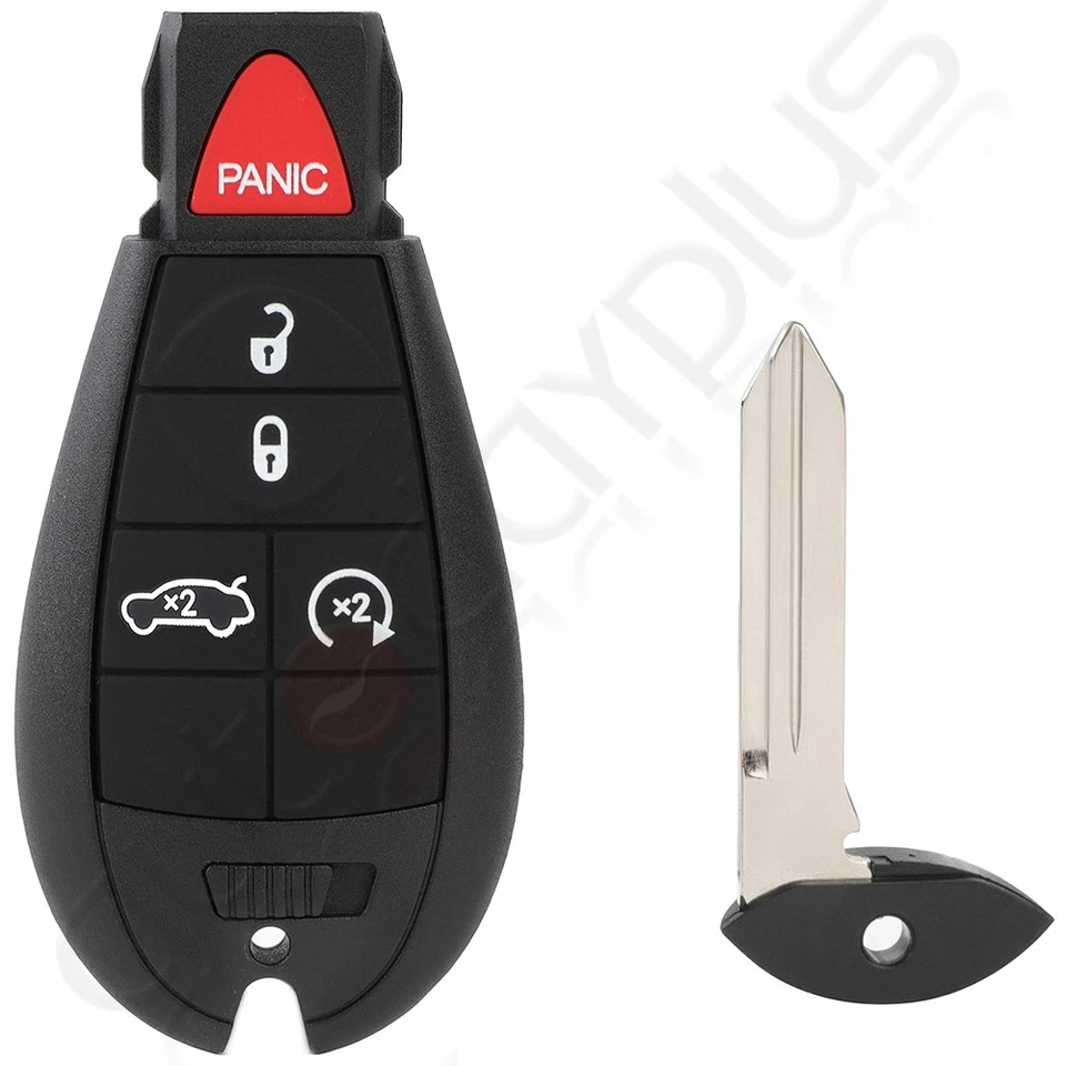 Remote Car Key Fob for Chrysler 300 Dodge Challenger 2008 2009 2010 2011 2012 Foto 2 de 4