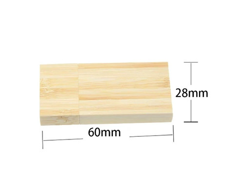 Personalised Wooden USB Flash Drive Custom Engraved Name Logo Memory Stick 16GB - 第 5/5 張圖片