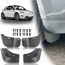 4Pcs Splash Guards Mudguards Mud Flaps For2020-2024 Tesla Model Y