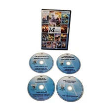 14-Film Fantasy Adventure Movies DVD Collection 4 Discs 2012 Beastmaster Merlin 
