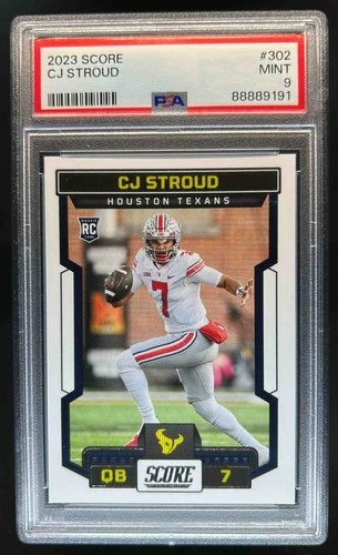 2023 Panini Score CJ Stroud RC Rookie #302 Texans PSA 9