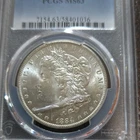 1884 Morgan Silver Dollar PCGS MS63 $1 Coin Uncirculated Business Strike