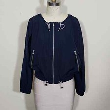 Athleta Chill Bomber Navy Blue Women's Jacket Size S
