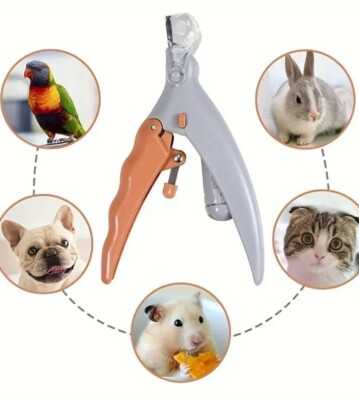 Profi Krallenzange Krallenschere Nagelschere LED  Nagelknipser Hund Katze Nager 