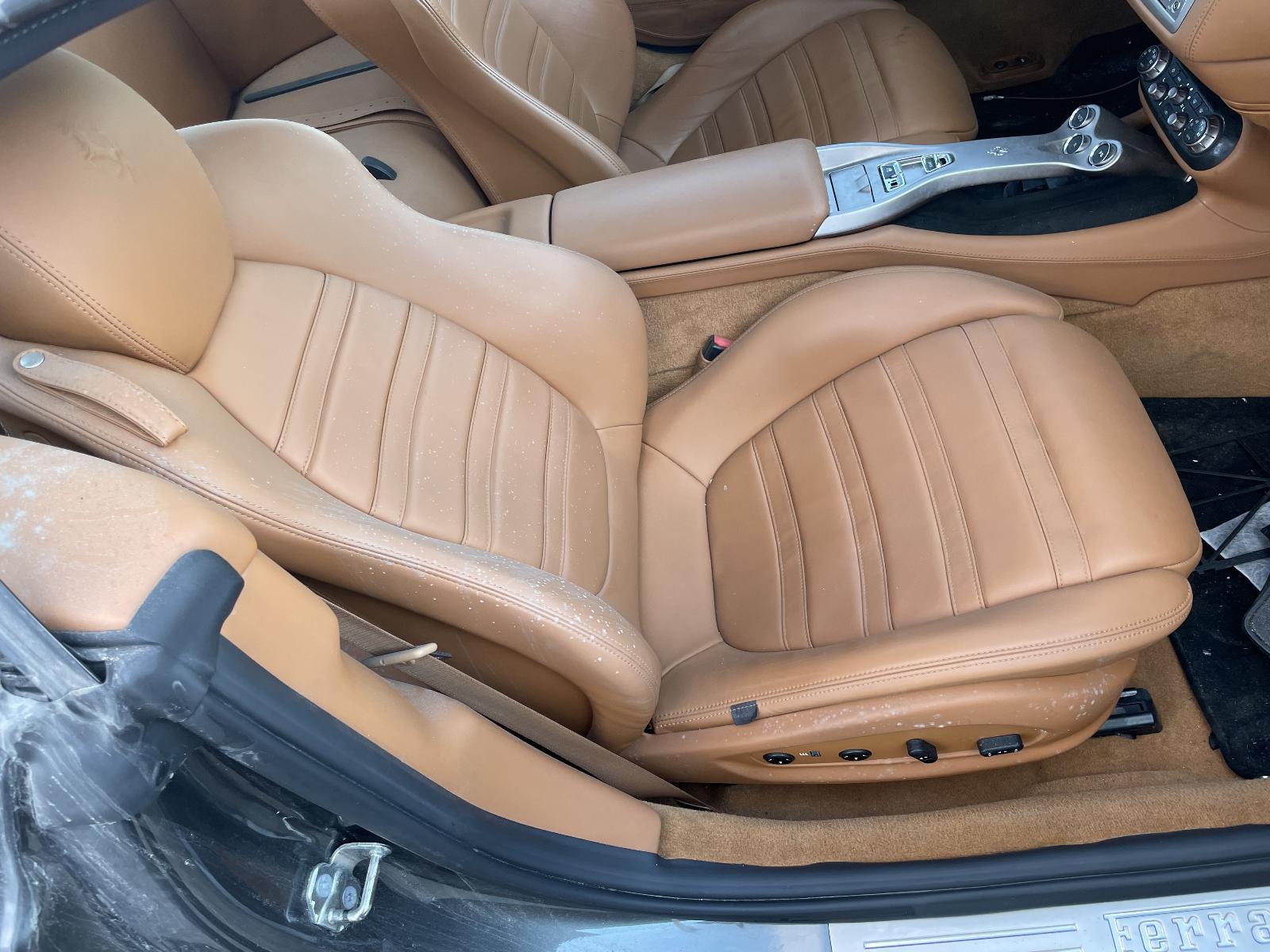 2010 FERRARI CALIFORNIA FRONT CONSOLE LEFT RIGHT TUNNEL CARPET TRIM OEM CUOIO