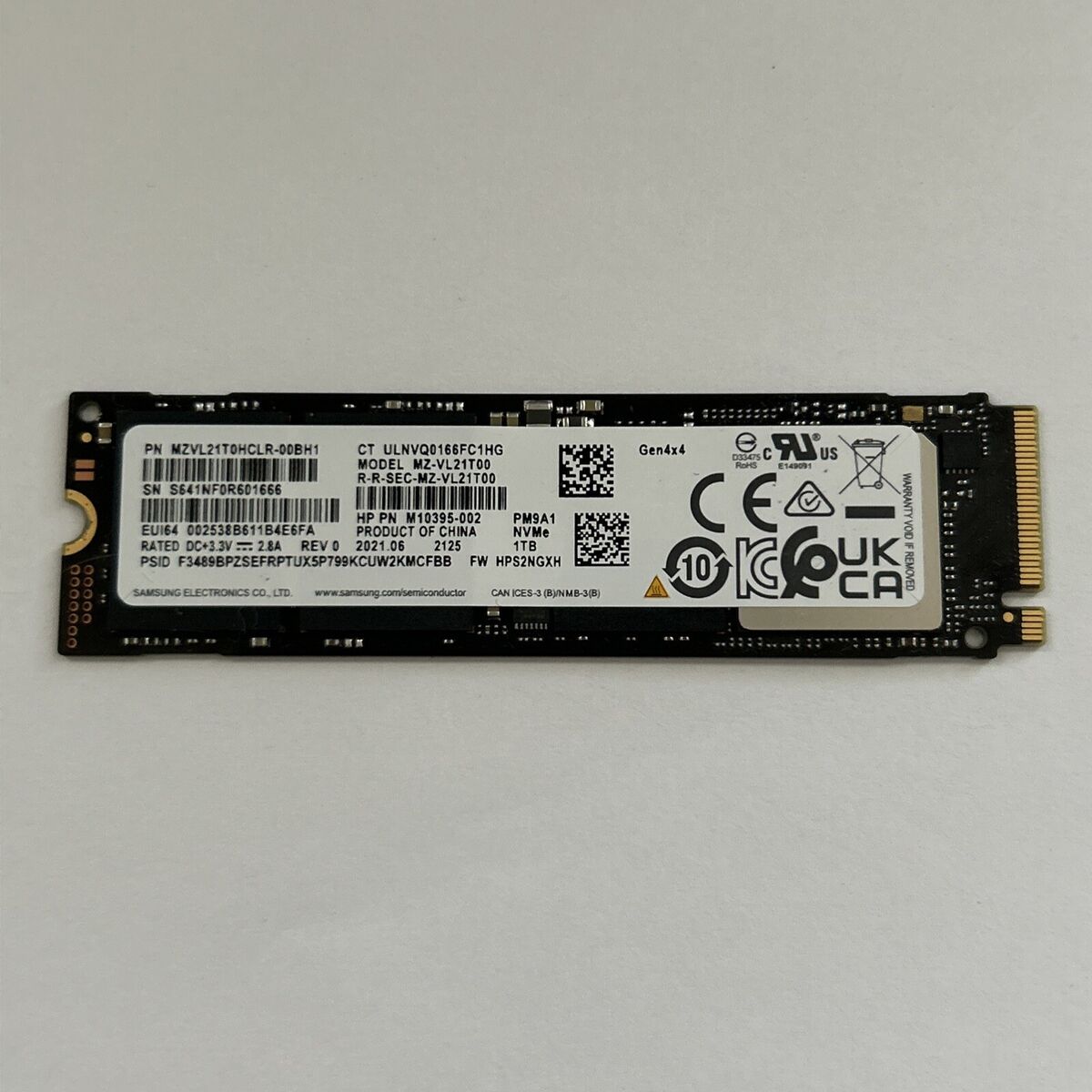 NEW Samsung PM9A1 1TB PCIe Gen 4.0 SSD,MZVL21T00,OEM 980 Pro NEW Samsung PM9A1 1TB PCIe Gen 4.0 SSD,MZVL21T00,OEM 980 Pro