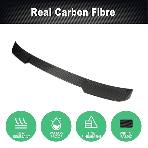 For Ford Mustang Dark Horse 2024UP Real Carbon Fiber Rear Roof Spoiler Top Wing - Picture 5 of 11