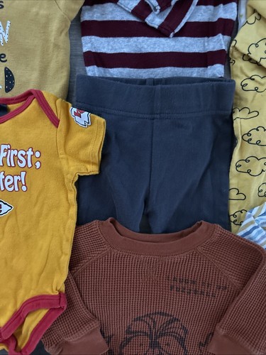 Baby Boy Clothing Lot, 3-6 Months, 18 Items, Carter’s, Kansas City Chiefs - 第 10/21 張圖片
