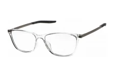 New NIKE Rx-able Eyeglasses 7284 905 54-16 145 Crystal Clear & Silver Frames