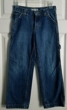 JK Indigo Jeans Boys Size 10R Blue Denim Carpenter Waist 26 Inseam 23