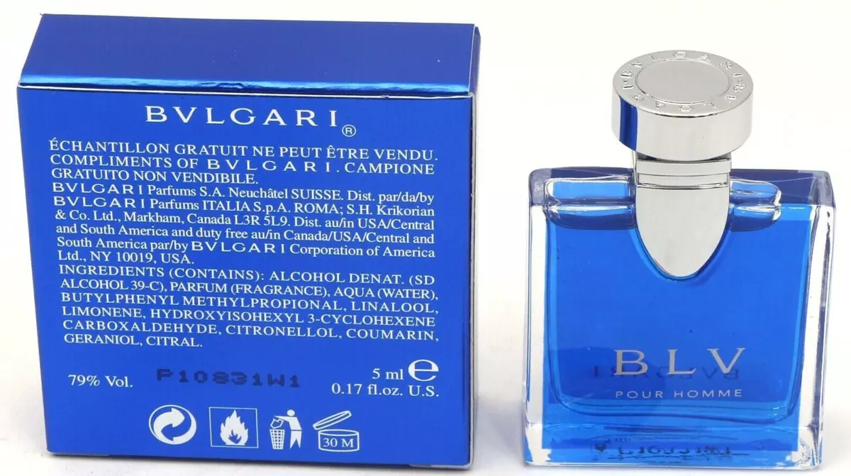 blv bvlgari for men blue perfume