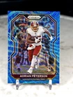 2020 Panini Prizm Football Blue Wave Adrian Peterson #179 PSA 9