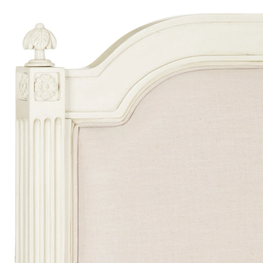 Cabecero Completo SAFAVIEH Madera Rústica Beige Lino | Beige/Beige Antiguo | Completo | Foto 3 de 4