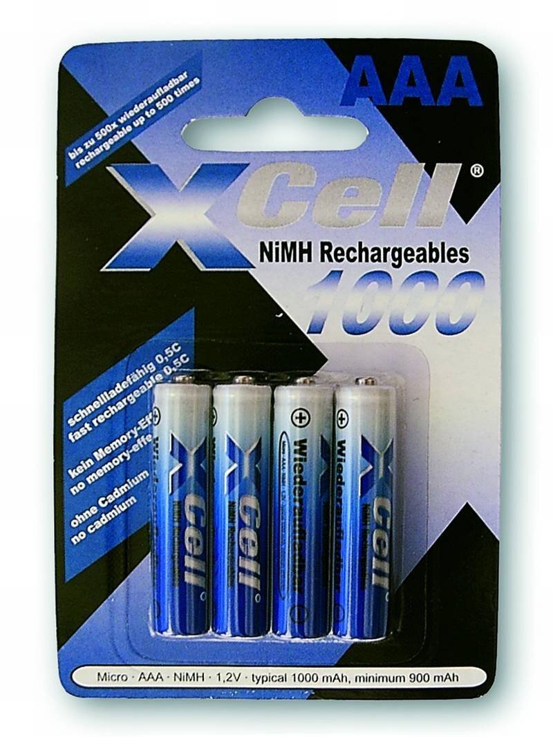 Batterie Camelion Nimh 1100mah 4 Batterie Ricaricabili Camelion AAA NiMH 1100 MAh - Blister, Per Alto Consumo, Tensione 1.2V Batteria 100 Colpi - Foto 2