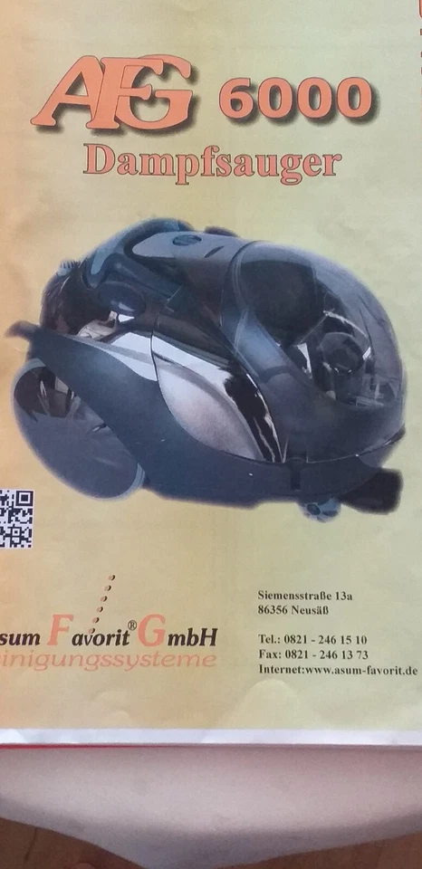 AFG6000 DAMPFSAUGER
