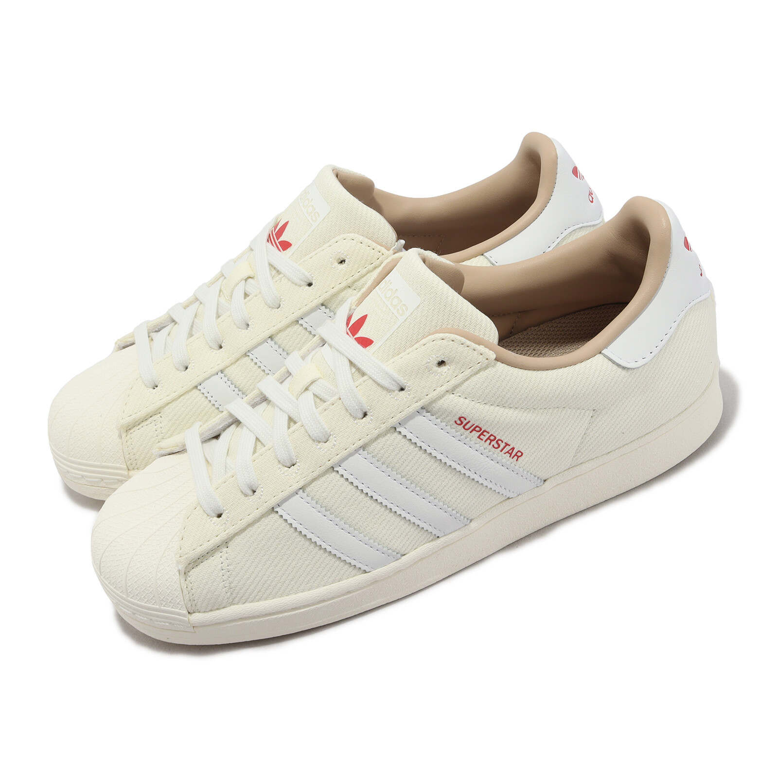 adidas Originals Superstar Denim Beige Men Lifestyle Casual Shoes Sneaker IF7905