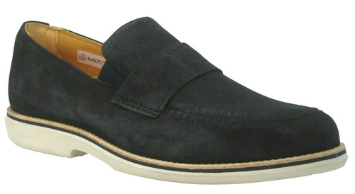 Zapatos para hombre azul marino gamuza informales inteligentes mocasines formales talla Reino Unido | eBay