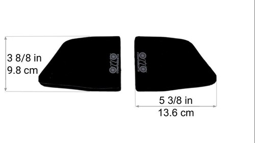 AeroCoach Align Wings Arm Pads Official Velcro® Aero Tri TT Handlebars - Picture 3 of 9