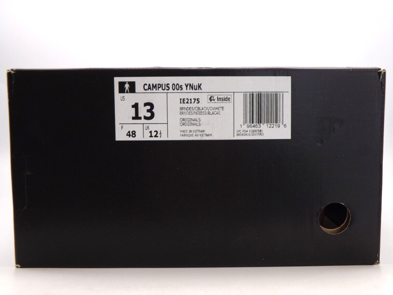 ADIDAS CAMPUS 00S YNUK SHOES Size 13 Brown Desert/Black /White IE2175 thumbnail 14