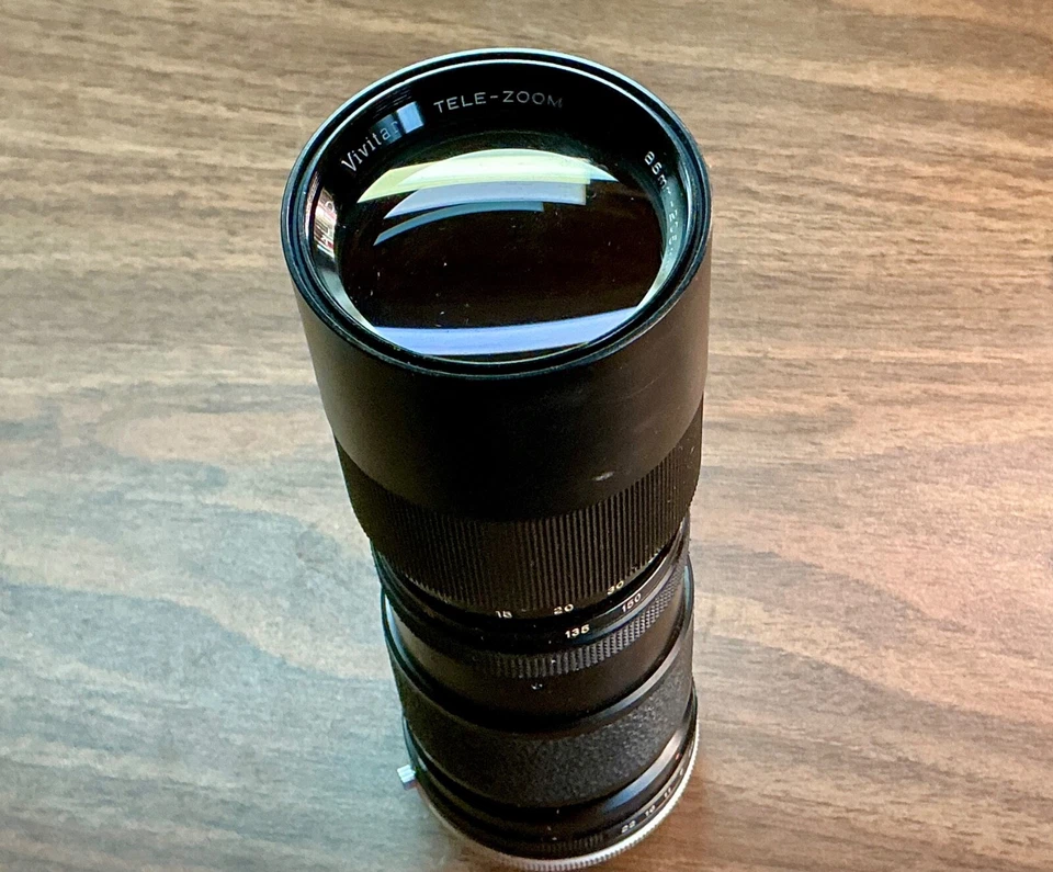 Lente de cámara automática Vivitar Tele-Zoom Japón 1:3,8 85 mm - 205 mm F3,8 - F22 No. 37123 Foto 4 de 4