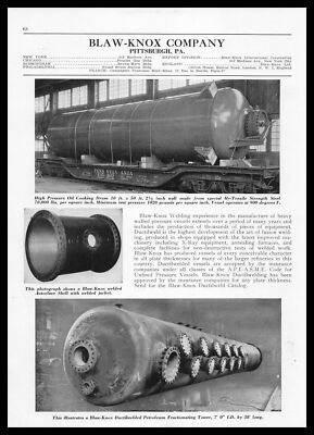 1939 Blaw Knox Co. Pittsburgh Cooking Oil Drum Petroleum Tower Photos ...