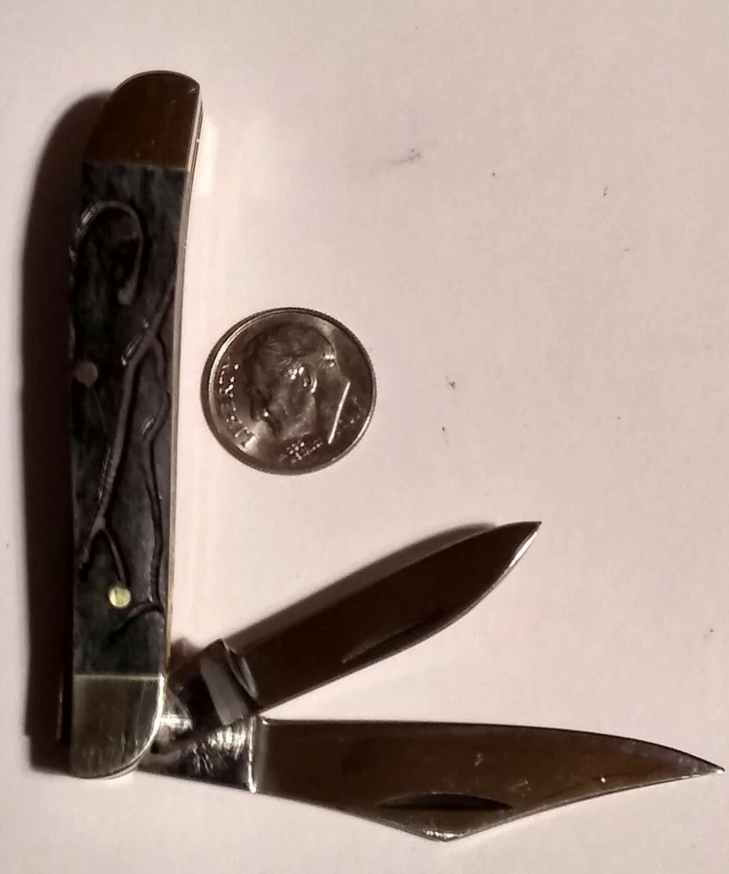 Little Peanut 2 3/4" Worm Groove Bone Stainless Steel w/Nickle Silver *SALE* - Image 3 of 4