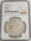 1894-S XF40 Morgan Silver Dollar NGC